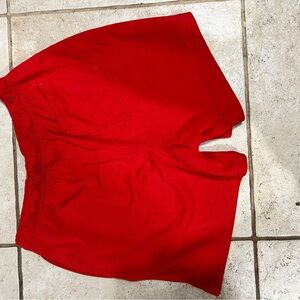 Nike Vibrant Red Women's Athletic Shorts